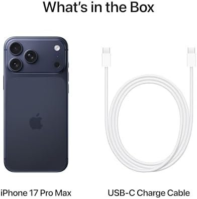 Apple iPhone 17 Pro Max 1 TB 6.9-inch Display with ProMotion, A19 Pro Chip, Best Battery Life in Any iPhone Ever, Pro Fusion Camera System, Center Stage Front Camera; Deep Blue: Buy Online at Best Price in UAE - Amazon.ae - Image 6