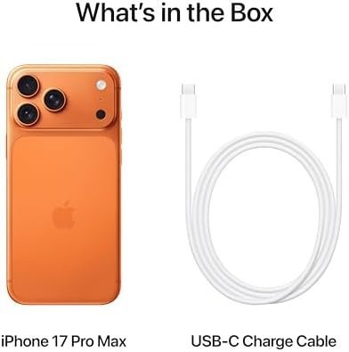 Apple iPhone 17 Pro Max 256 GB 6.9-inch Display with ProMotion, A19 Pro Chip, Best Battery Life in Any iPhone Ever, Pro Fusion Camera System, Center Stage Front Camera; Cosmic Orange: Buy Online at Best Price in UAE - Image 6