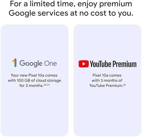 Google Pixel 10a - Unlocked Android Smartphone - 7 Years of Pixel Drops, 30+ Hours Battery, Camera Coach, Gemini Live, Durable Design, Call Screen, Car Crash Detection - Obsidian - 128 GB (2026 Model) : Cell Phones & Accessories - Image 12