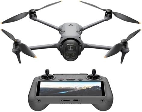 DJI Mavic 4 Pro Drone with DJI RC 2, Flagship Tri-Camera Drone with 100MP 4/3 CMOS Hasselblad Camera, for Professionals, 30km/18.6mi Video Transmission, 51-Min Max Flight Time : Toys & Games