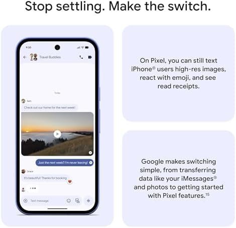 Google Pixel 10a - Unlocked Android Smartphone - 7 Years of Pixel Drops, 30+ Hours Battery, Camera Coach, Gemini Live, Durable Design, Call Screen, Car Crash Detection - Obsidian - 128 GB (2026 Model) : Cell Phones & Accessories - Image 6
