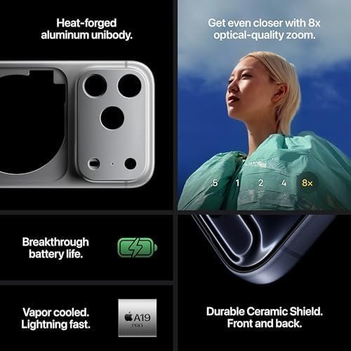 Apple iPhone 17 Pro Max 256 GB 6.9-inch Display with ProMotion, A19 Pro Chip, Best Battery Life in Any iPhone Ever, Pro Fusion Camera System, Center Stage Front Camera; Cosmic Orange: Buy Online at Best Price in UAE - Image 4