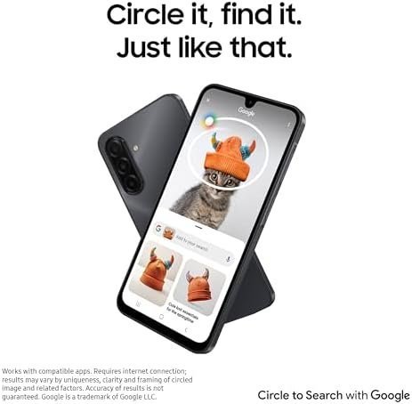Samsung Galaxy A17 5G Smart Phone, 128GB, Large AMOLED, High-Res Camera, Durable Design, Super Fast Charging, Expandable Storage, Circle to Search, 2025, US 1 Yr Manufacturer Warranty, Black : Cell Phones & Accessories - Image 9