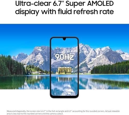 Samsung Galaxy A17 5G Smart Phone, 128GB, Large AMOLED, High-Res Camera, Durable Design, Super Fast Charging, Expandable Storage, Circle to Search, 2025, US 1 Yr Manufacturer Warranty, Black : Cell Phones & Accessories - Image 3